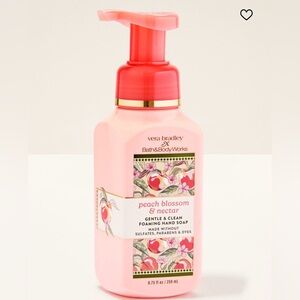 BBW Vera Bradley Peach Blossom and Nectar gentle and clean foaming hand soap